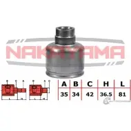 Шрус внутренний правый, к-кт NAKAYAMA 1425563640 NJ7114NY E LTNG L57EUMS