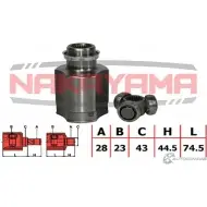 Шрус внутренний правый, к-кт NAKAYAMA 1425568279 NJ7151NY IWCU9 IV EZ2USJ