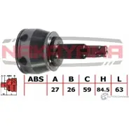 Шрус внешний, к-кт NAKAYAMA 1425562972 SEJB G 6AS3A NJ732NY