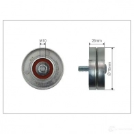 Обводной ролик приводного ремня CAFFARO 6005 5901812502308 3834116 LS1 VZ - Изображение 8