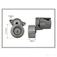 Рычаг натяжителя приводного ремня CAFFARO ZT3 PPOB 1437355563 142800sp - Изображение 2
