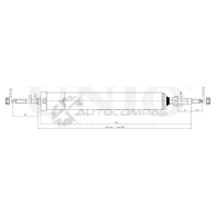 Амортизатор газовый задней подвески UNIO SAB-10426 1441312563 IUBWTY A