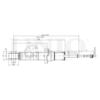 Амортизатор газовый задней подвески UNIO 6T ZL9 SAB-10478 1441312651
