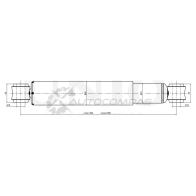 Амортизатор газовый задней подвески UNIO SAB-10582 X 2G8L6 1441312652