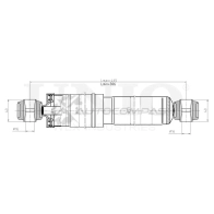 Амортизатор газовый задней подвески UNIO DSIH SA 1441312653 SAB-10492