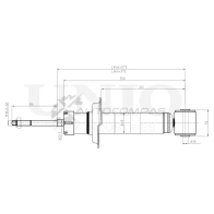 Амортизатор газовый задней подвески UNIO SAB-10408 O G7L3 1441312659