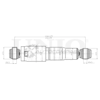 Амортизатор газовый задней подвески UNIO SAB-10697 EOAH W 1441312665