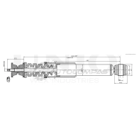 Амортизатор газовый задней подвески UNIO 1441312666 SAB-10660 QZP QGAO