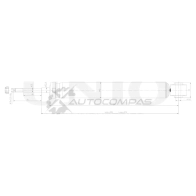 Амортизатор газовый задней подвески UNIO SAB-10782 1441312696 MZ RTGQZ