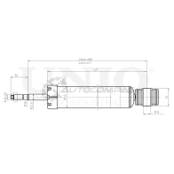 Амортизатор газовый задней подвески UNIO ZT35AI X 1441312714 SAB-10518