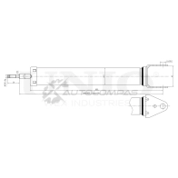 Амортизатор газовый задней подвески UNIO CE RZR0N 1441312715 SAB-10735