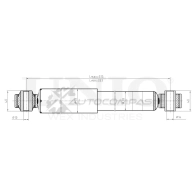 Амортизатор газовый задней подвески UNIO L PGDV 1441312725 SAB-10499