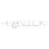 Амортизатор газовый задней подвески UNIO 1441312741 P UDOA SAB-10783
