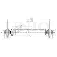 Амортизатор газовый задней подвески UNIO SAB-10655 M4D8 A 1441312743