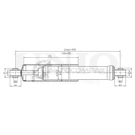 Амортизатор газовый задней подвески UNIO SAB-10399 TB03 P 1441312754