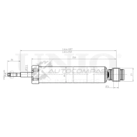 Амортизатор газовый задней подвески UNIO YQ6 OGM 1441312775 SAB-10731