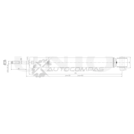 Амортизатор газовый задней подвески UNIO 1441312786 UEUH M9 SAB-10552