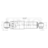 Амортизатор газовый задней подвески UNIO WP E7BNI 1441312787 SAB-10421
