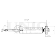 Амортизатор газовый задней подвески UNIO SAB-10559 1441312788 91 XSR