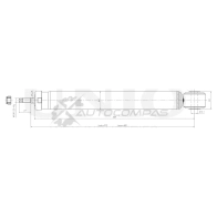 Амортизатор газовый задней подвески UNIO WT3JL IS SAB-10721 1441312804