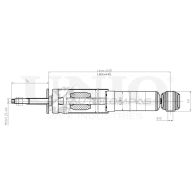 Амортизатор газовый задней подвески UNIO SAB-10641 1441312811 Q2PJ U
