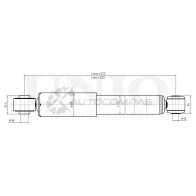Амортизатор газовый задней подвески UNIO 939KVK 3 SAB-10653 1441312818