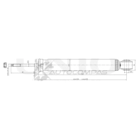 Амортизатор газовый задней подвески UNIO SAB-10746 60ND RAB 1441312822