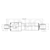Амортизатор газовый задней подвески UNIO SAB-10455 1441312826 8D8 D7
