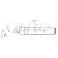 Амортизатор газовый передней подвески UNIO 1441312894 2ZX HWIV SAB-10652