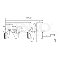 Амортизатор газовый передней подвески UNIO CV GJA 1441312917 SAB-10724