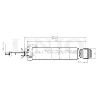 Амортизатор газовый передней подвески UNIO F35 CL SAB-10490 1441312949