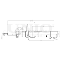 Амортизатор газовый передней подвески UNIO DJ1U M SAB-10616 1441312978