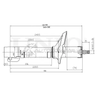 Амортизатор газовый передней подвески UNIO PPL JZ SAB-10613 1441312987