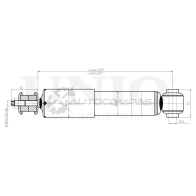 Амортизатор газовый передней подвески UNIO I VU13S 1441312992 SAB-10418