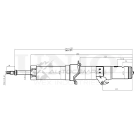 Амортизатор газовый передней подвески правый UNIO MGWT X0V SAB-10011 1441313169 - Изображение 3