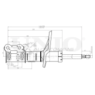 Амортизатор газовый передней подвески правый UNIO 1441313321 SAB-10067 Q9ML 0SK - Изображение 3