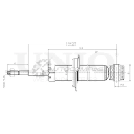 Амортизатор масляный задней подвески UNIO Q4NT D 1441313333 SAB-20025