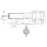 Амортизатор масляный передней подвески UNIO 1441313363 SAB-20030 PWZRP O