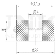 Втулка заднего амортизатора UNIO RMP-10009 1441313455 VZM NV6
