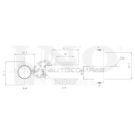 Втулка заднего стабилизатора UNIO N 7SCEX RMP-10048 1441313517