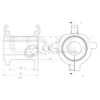 Втулка заднего стабилизатора UNIO RMP-10184 9 F8K2 1441313525