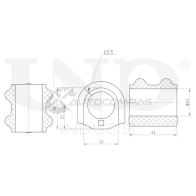 Втулка переднего стабилизатора UNIO RMP-10153 7C 0M8V 1441313567