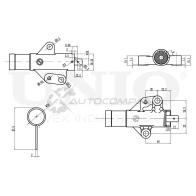 Гидравлический натяжитель ремня ГРМ UNIO CA2Q SBR TNS-10312 1441313724
