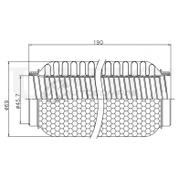 Гофра глушителя 45x190 мм WireFlex UNIO NNYA IQ EXP-45190W 1441313753 - Изображение 4