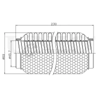 Гофра глушителя 45x230 мм WireFlex UNIO 1441313759 EXP-45230W JH IDTGK - Изображение 4