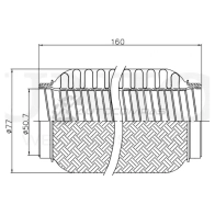 Гофра глушителя 50x160 мм InterLock UNIO 1441313786 4UN7 C EXP-50160L - Изображение 4