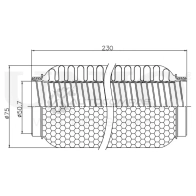 Гофра глушителя 50x230 мм WireFlex UNIO AUZT3 8 1441313798 EXP-50230W - Изображение 4