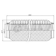 Гофра глушителя 50x280 мм InterLock UNIO 1441313803 MD0O 2 EXP-50280L - Изображение 4