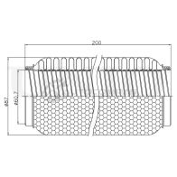 Гофра глушителя 60x200 мм WireFlex UNIO JMI56 IF 1441313848 EXP-60200W - Изображение 4