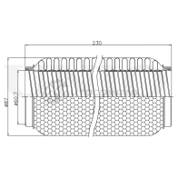 Гофра глушителя 60x230 мм WireFlex UNIO 2B13 0H3 EXP-60230W 1441313851 - Изображение 4